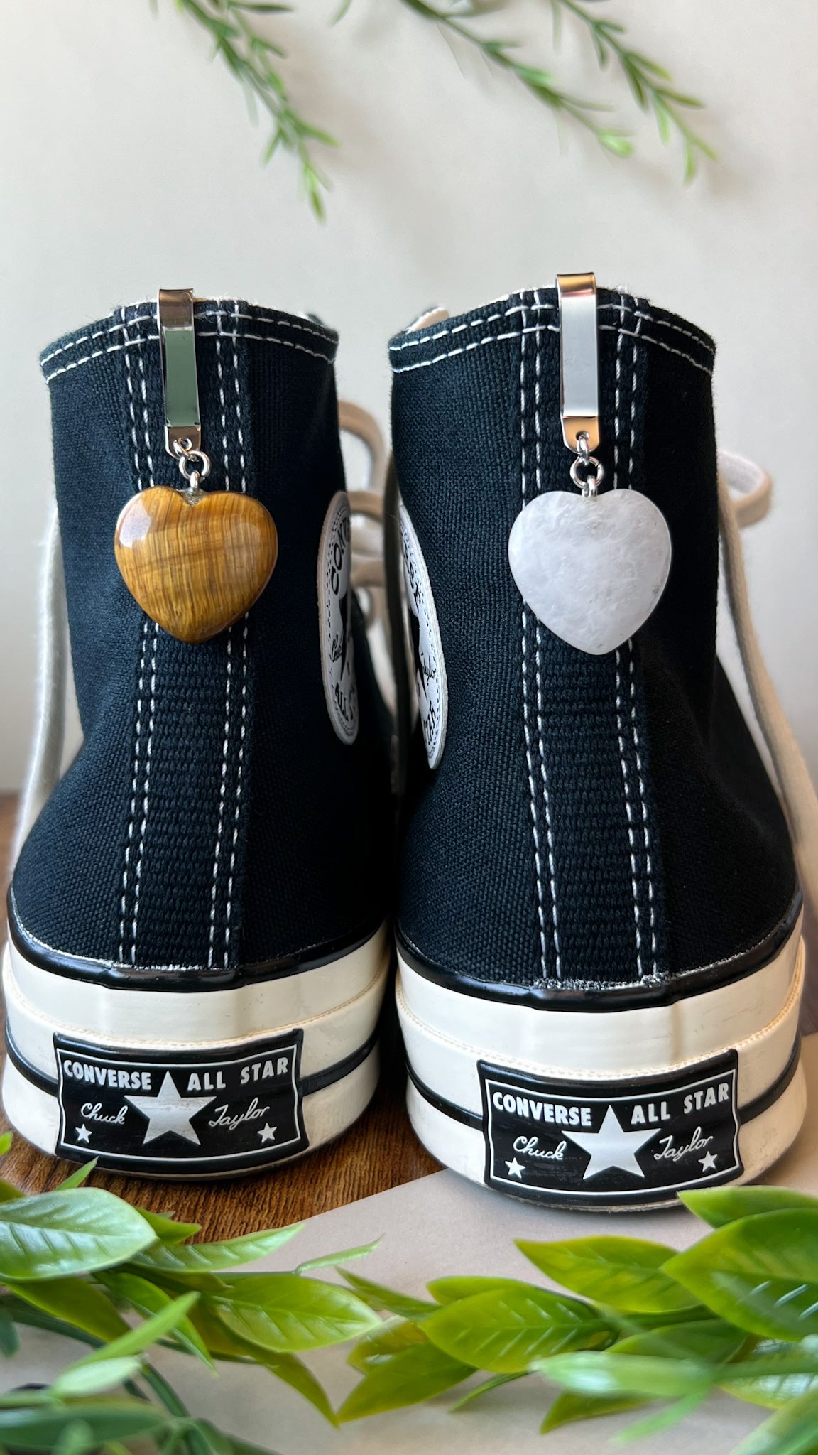Crystal Heart Shoe Accessory