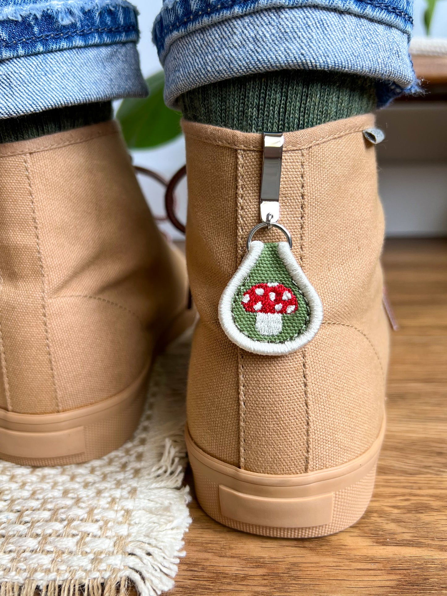 Red Mushroom Shoe Accessory
