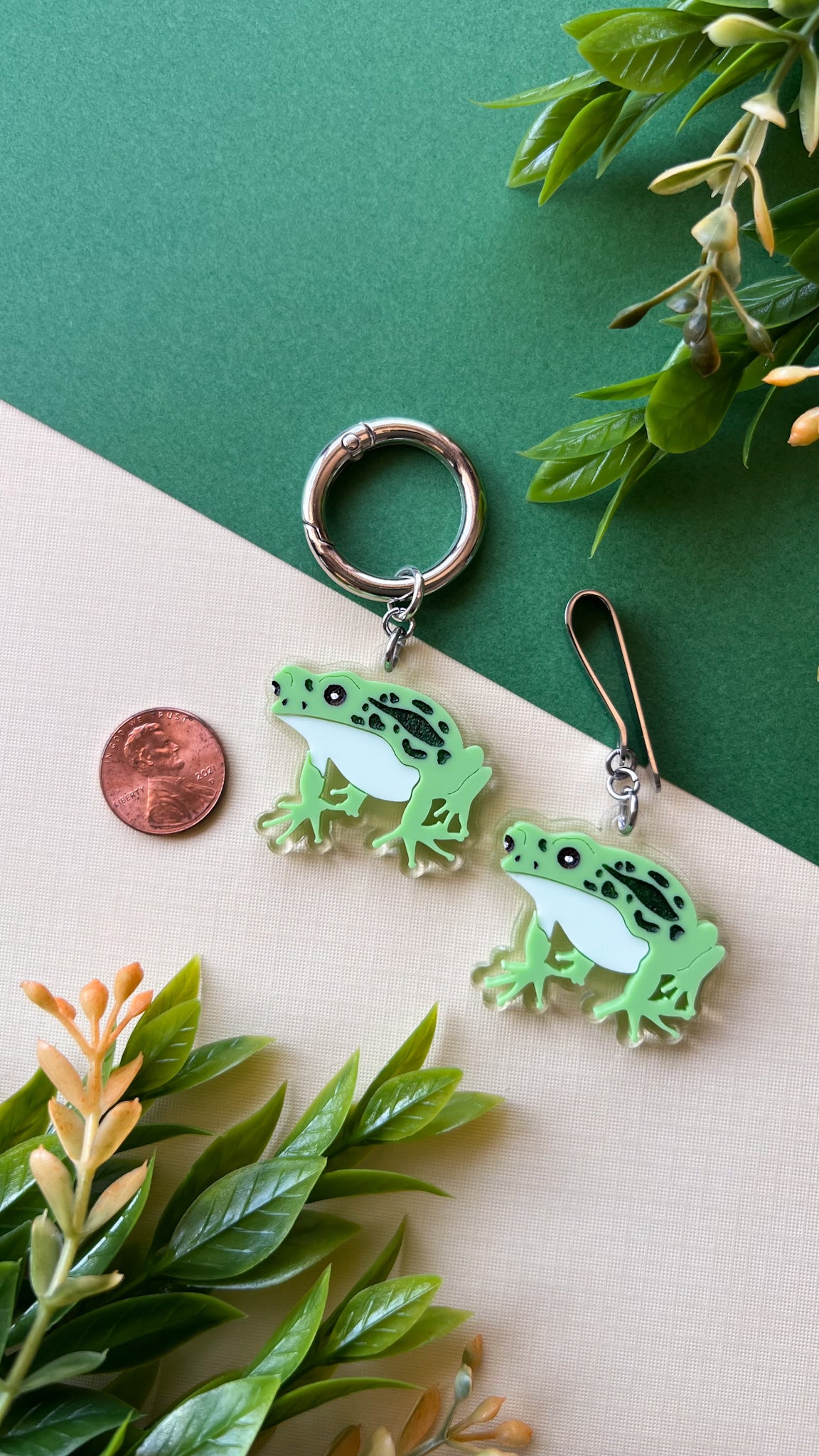 Green Frog Shoe Accessory