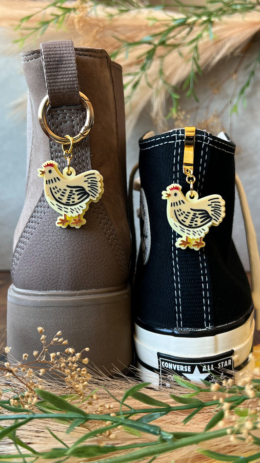 Yellow Chicken Shoe Accessory
