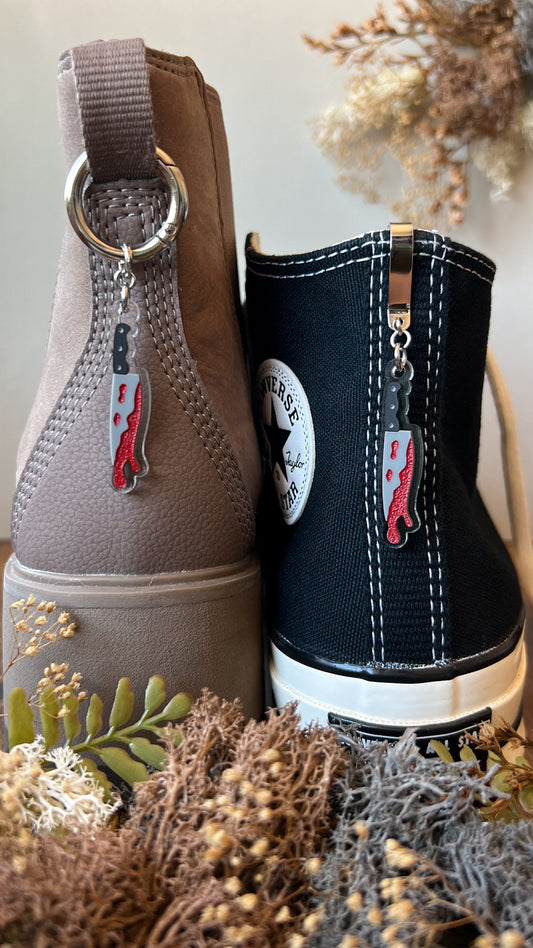 Bloody Kitchen Knife Shoe Accessory