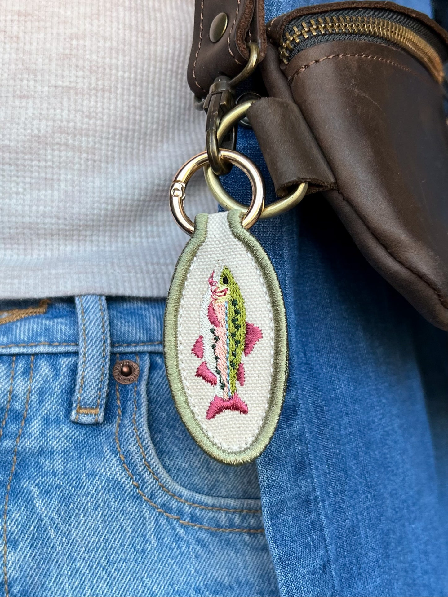 Rainbow Trout Pink Fin Accessory