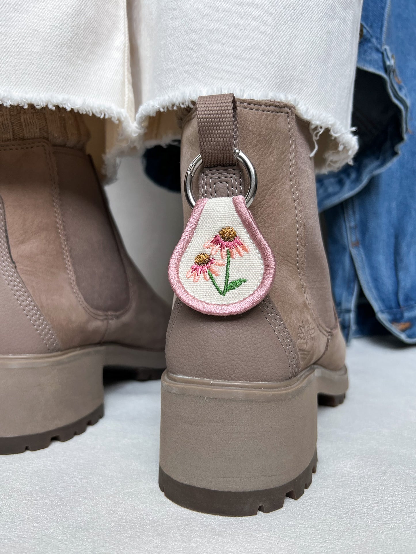 Coneflower Accessory | Patch Keychain, Bag Decoration, Boot Charm