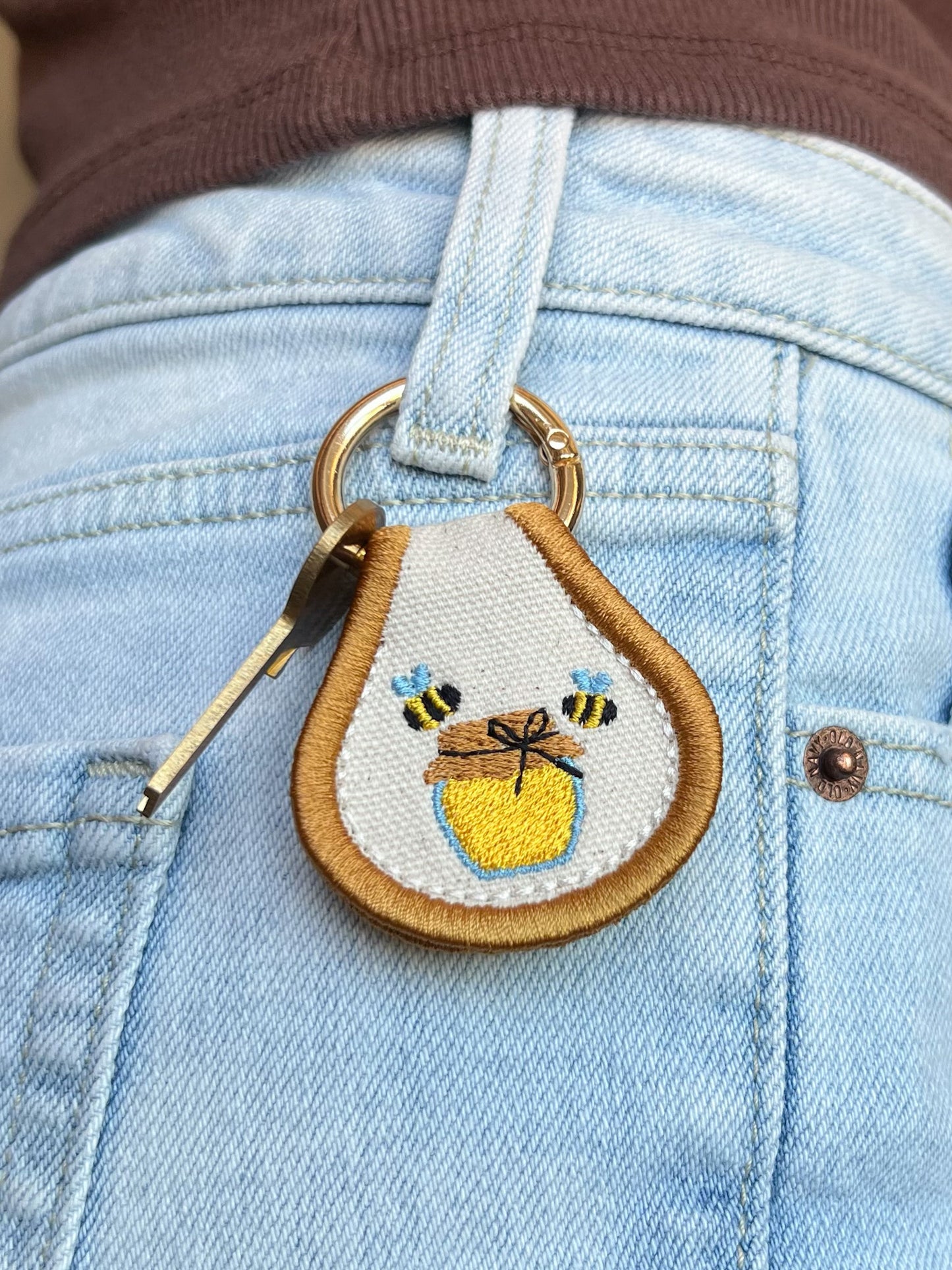 Honey Jar with Bees Accessory