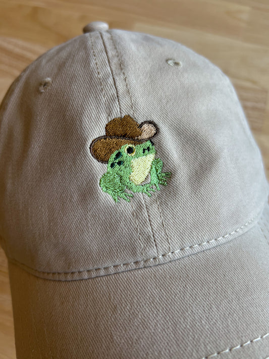 Cowboy Frog Low Profile Dad Hat